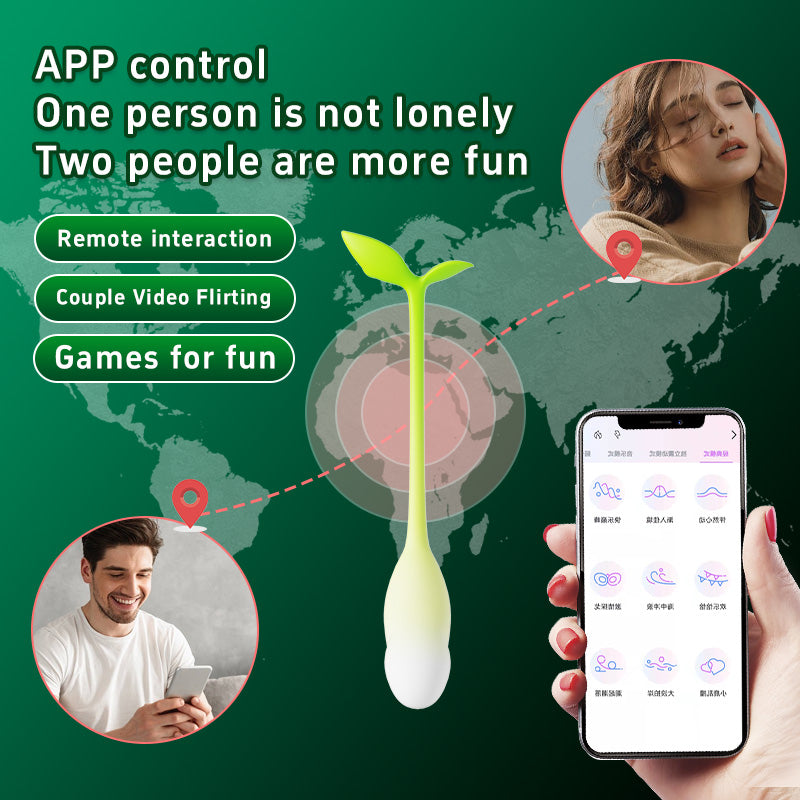 Spring Buds Sex Toys Vibrator APP Control Couple Vibrator