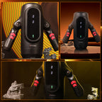 Night Cherry King Kong Fully Automatic Men's Telescopic Rotating Heating and Health Removal Massage Device for Middle aged and Elderly Intelligent Health Adjustment