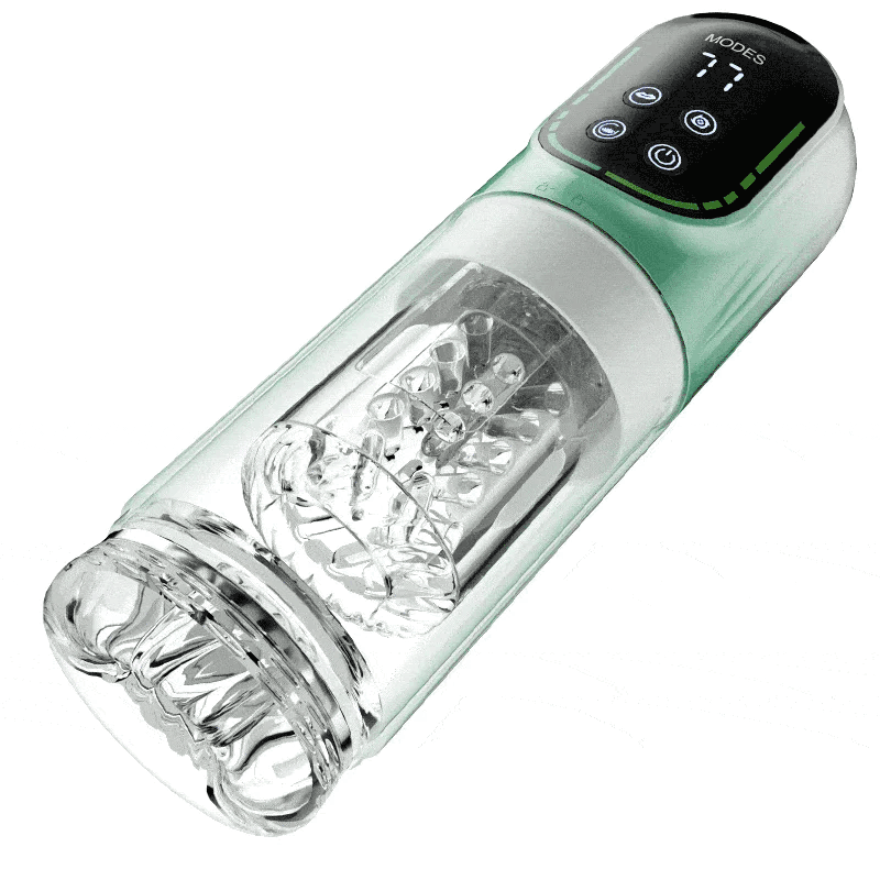 【Free Lube！】Heaven - 4-in-1 Rotating Thrusting Suction Masturbator