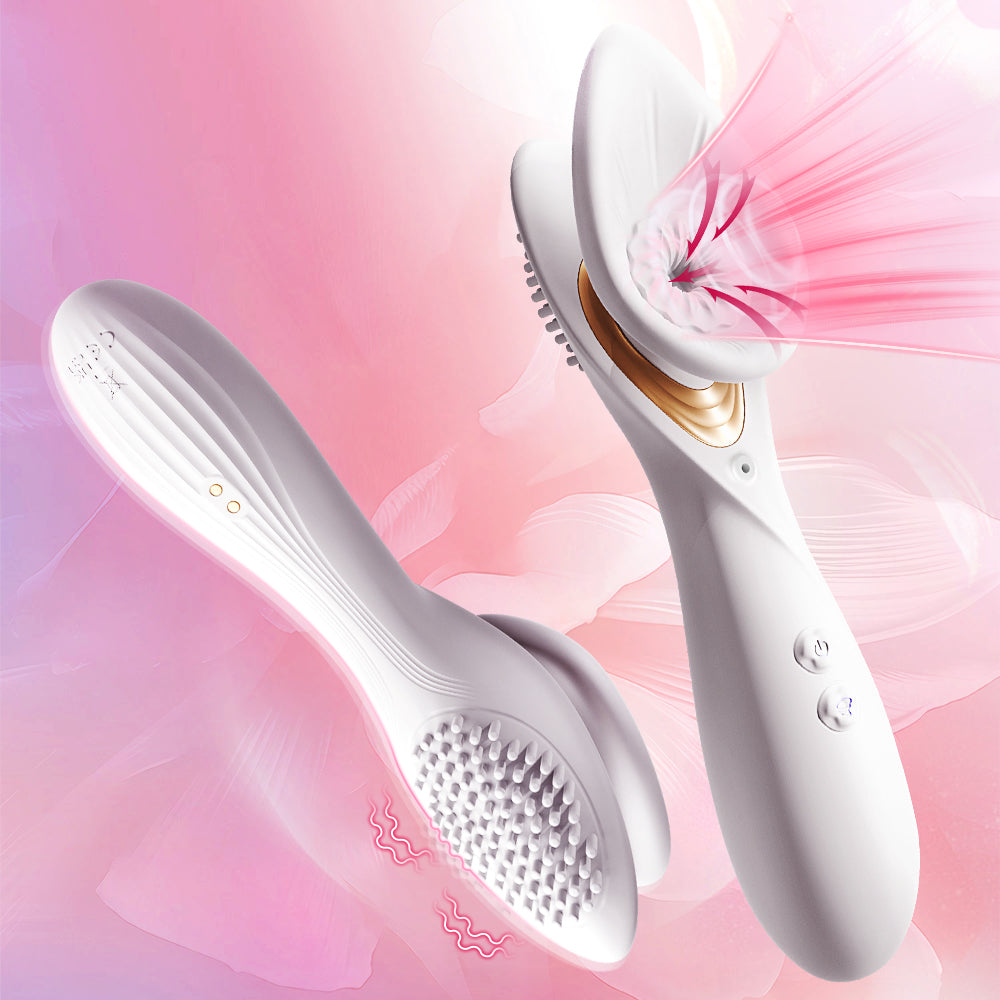 Fu Xiang Hua Vacuum Sucking Vibration Rod 5-Frequency Electric Female Masturbator Female Sex Toys Adult Products
