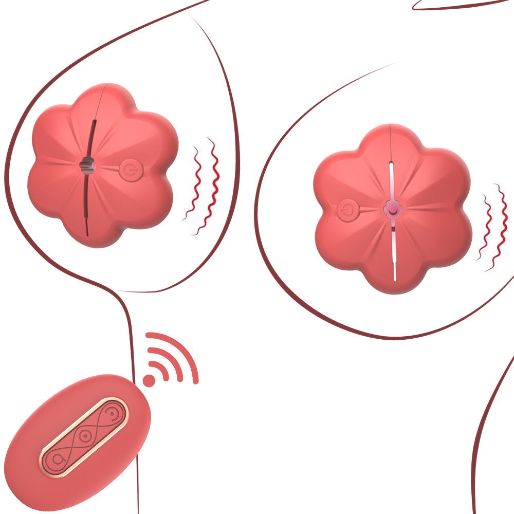 Hot Selling Misty Vibration Clamp Remote Control Multi Speed Breast Massager Adult Toy