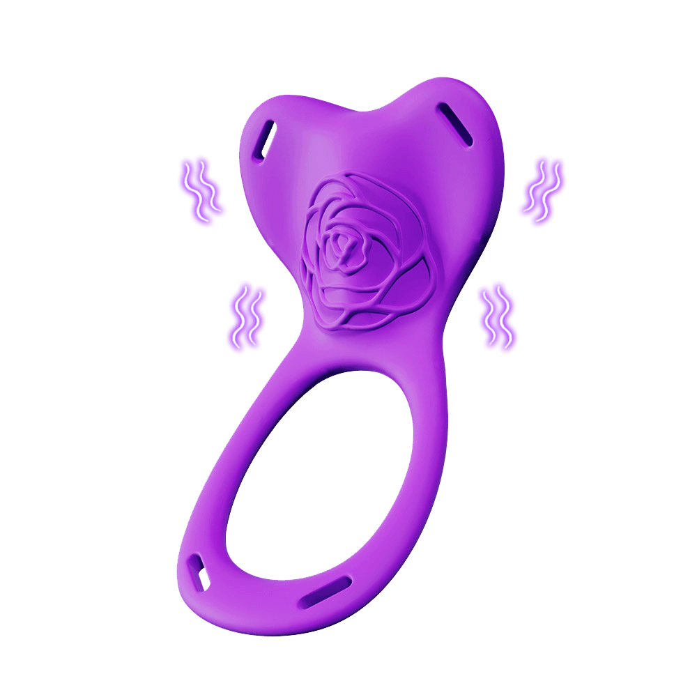 Purple Rose Women's Wearable Vibrating Bra with APP and Remote Control Function, G-Spot and Clitoral Massager, Suitable for Couples