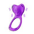 Purple Rose Women's Wearable Vibrating Bra with APP and Remote Control Function, G-Spot and Clitoral Massager, Suitable for Couples