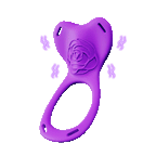 Purple Rose Women's Wearable Vibrating Bra with APP and Remote Control Function, G-Spot and Clitoral Massager, Suitable for Couples