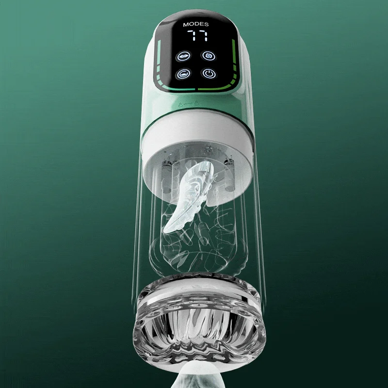【Free Lube！】Heaven - 4-in-1 Rotating Thrusting Suction Masturbator