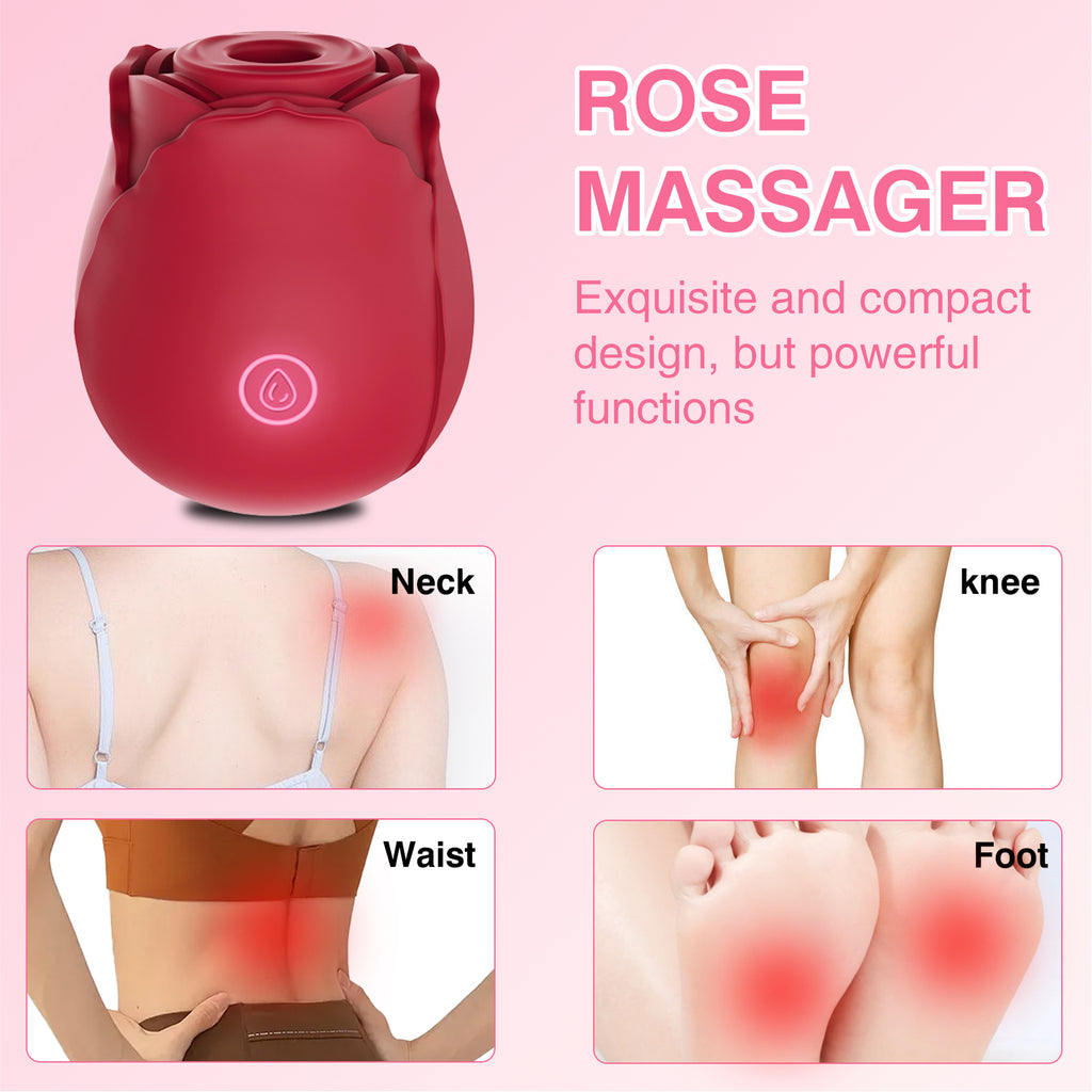 Rose Sucker Meeting Happy Jumping Egg Female Vibration Masturbator Private Nipple Teasing