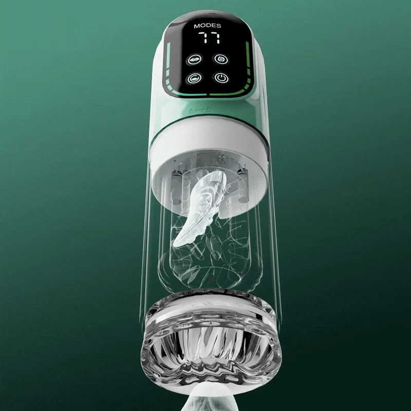 【Free Lube！】Heaven - 4-in-1 Rotating Thrusting Suction Masturbator