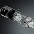 【6.02 IN Depth】 Night Elf 7 Rotation Suction Vacuum Pumps Masturbator Pocket Pussy Adult Male Sex Toys