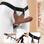Newvibe Unisex Lifelike Strap-on Dildo Penis Sleeve 6.70 Inch