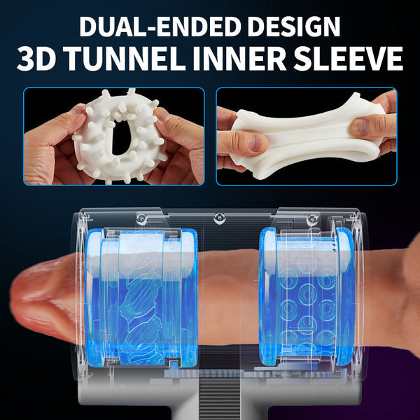Dreamhorse Thunder God Airplane Cup Telescopic Rotating Vibration Male Masturbator
