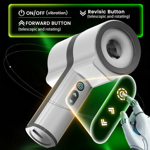 Dreamhorse Thunder God Airplane Cup Telescopic Rotating Vibration Male Masturbator