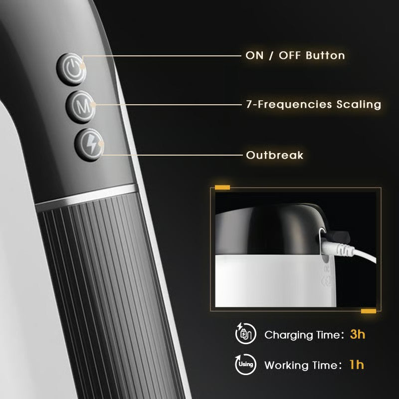 Saith Wearable 7 Thrusting & Vibrating Heating Vocable Masturbator Male Sex Toys