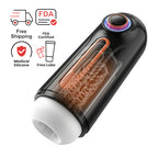 【Free Lube】Romanlust 6 IN 1-10 Vibrating & Thrusting with 4 Sucking Male Maturbator Male Sex Toy