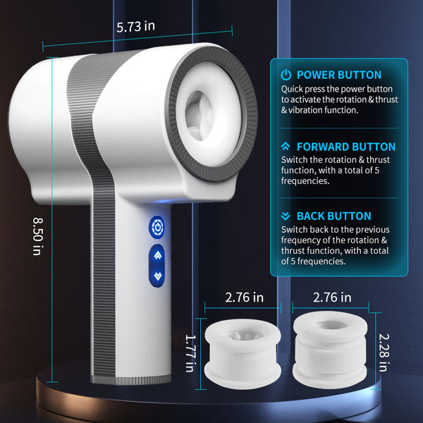 Dreamhorse Thunder God Airplane Cup Telescopic Rotating Vibration Male Masturbator