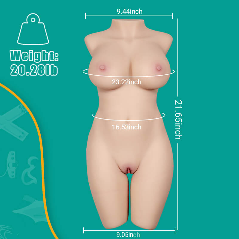 Newvibe 20.28 lbs E Cup Realistic Tender Male Masturbator